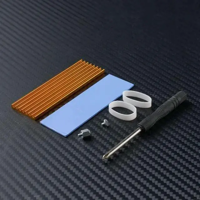 Alt view image 3 of 4 - Easy Installation Hard Disk Heat Sink for M.2 SSD NVMe Heat Sink Radiator for Computer PC
