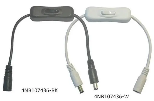 Alt view image 2 of 4 - 5.5x2.1mm to 5.5x2.1mm Power Cable Female to Male for CCTV, Security Camera