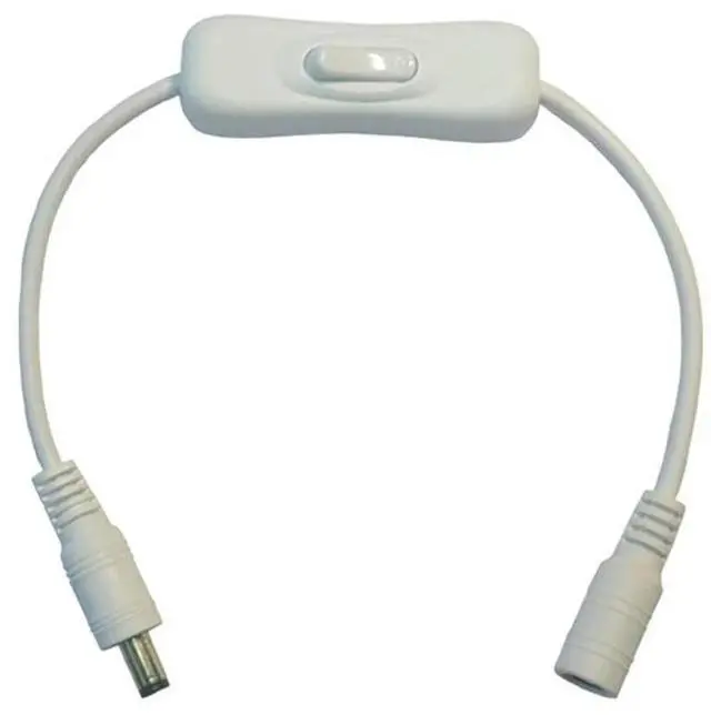 Alt view image 3 of 4 - 5.5x2.1mm to 5.5x2.1mm Power Cable Female to Male for CCTV, Security Camera