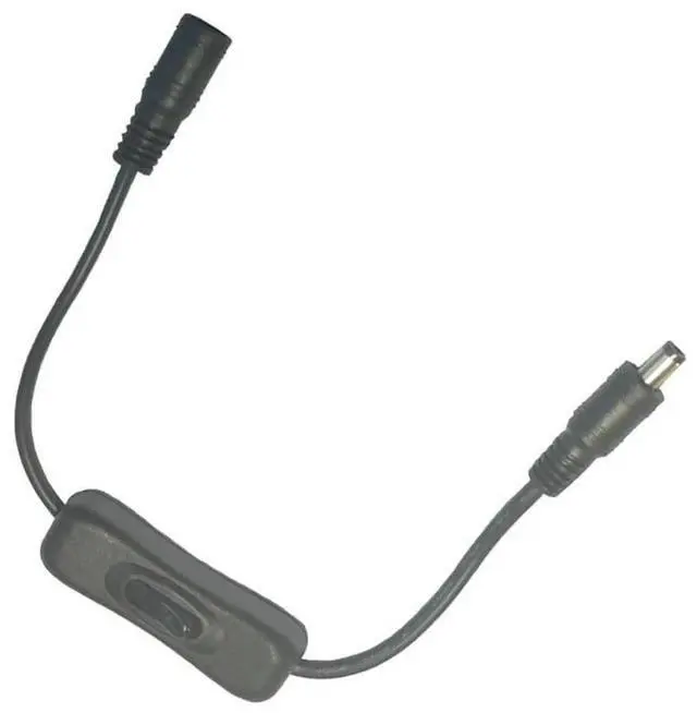 Alt view image 4 of 4 - 5.5x2.1mm to 5.5x2.1mm Power Cable Female to Male for CCTV, Security Camera