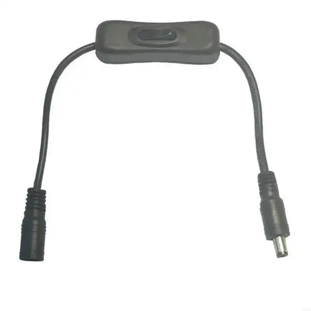 Main image of 5.5x2.1mm to 5.5x2.1mm Power Cable Female to Male for CCTV, Security Camera