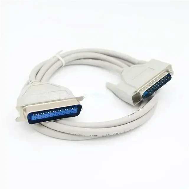 Alt view image 3 of 3 - 25Pin DB25 Male To Female Parallel Cable, DB25 M-M, LPT Printer To 36 Printer Computer Cable, Printer Extending Cable