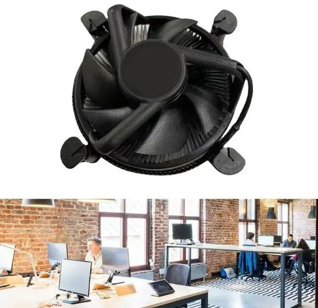 Alt view image 2 of 4 - CPU Cooler with 98mm CPU Fan Heatsink for LGA 1150/1151/1156/1155