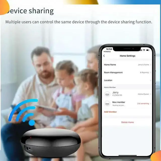 Alt view image 4 of 4 - Tuya IR Remote Control Home Universal Infrared Remote Controller Works With Alexa
