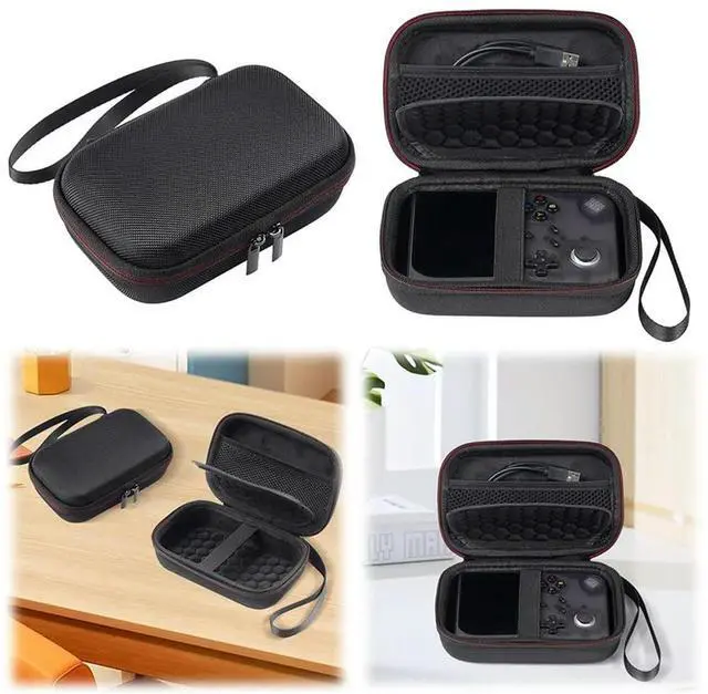 Alt view image 2 of 3 - Carrying Case For RG Cube RG40XX V Handheld Game Console Portable Shockproof Organizer Bag With Mesh Pocket