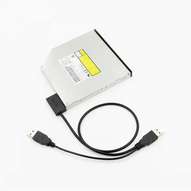 Alt view image 3 of 3 - 7+6Pin SATA To USB2.0 Easy Drive Cable, USB To SATA 13P, Notebook Optical Drive Cable
