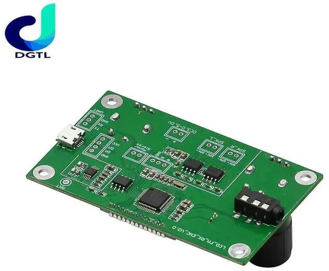 Alt view image 2 of 3 - DSP PLL Digital Stereo FM Radio Receiver Module Board 87-108MHz With Serial Control Frequency Range 50Hz-18KHz Controller