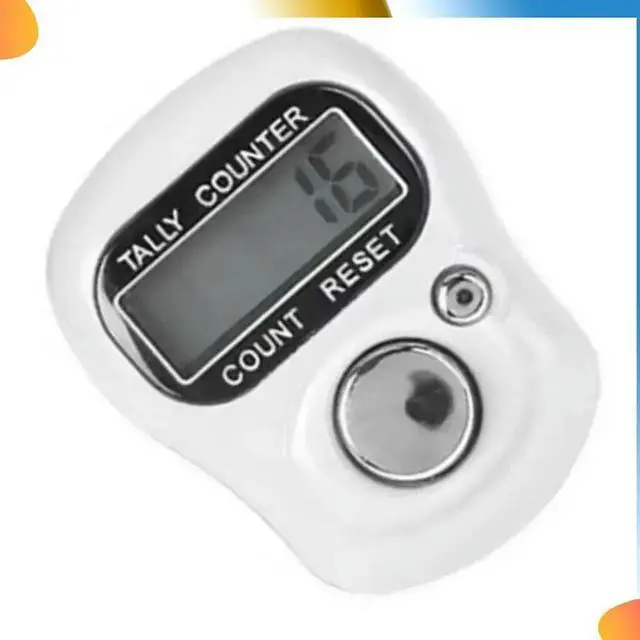 Alt view image 3 of 4 - Kitchen Timer LED Finger Ring Counter Mini Quick Response Adjustable Circle LCD Display Counter