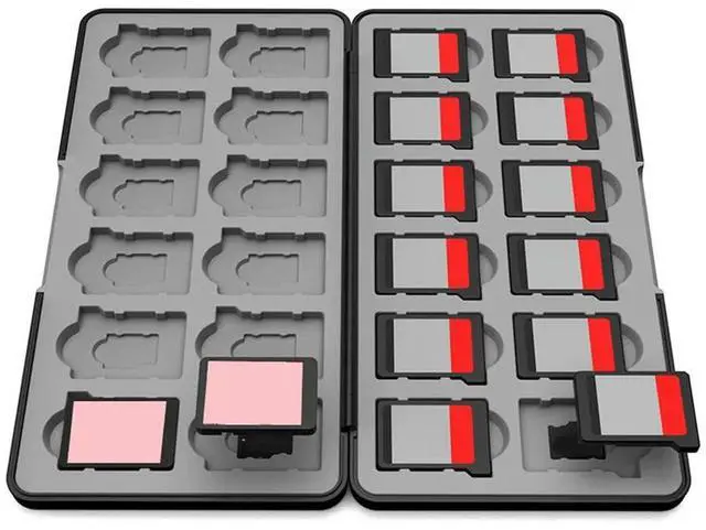 Main image of For Switch 2 Game Cartridge Box With Magnetic Closure- 24-Pack Storage Box For NS2& For Switch Pro Piece