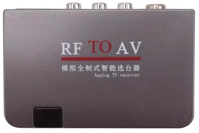 Alt view image 4 of 4 - 3X RF To AV Converter,Channel Selector,Booster,Cable TV To Projection TV,Video Port Supports Full System US Plug