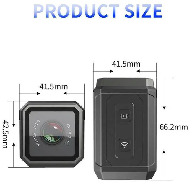 Main image of Wearable Video Recorder 4K Ultra HD Mini Outdoor Sports Camera For Motorcycle Cam Bicycle Riding