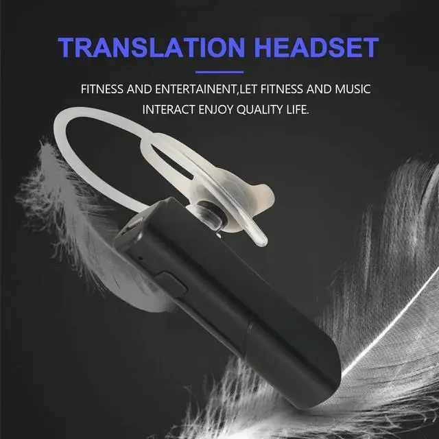 Main image of Smart Wireless Translation Headset Bluetooth 5.0 Voice Translator Earphone 33 Languages Instant Real-Time Translation-B Rich