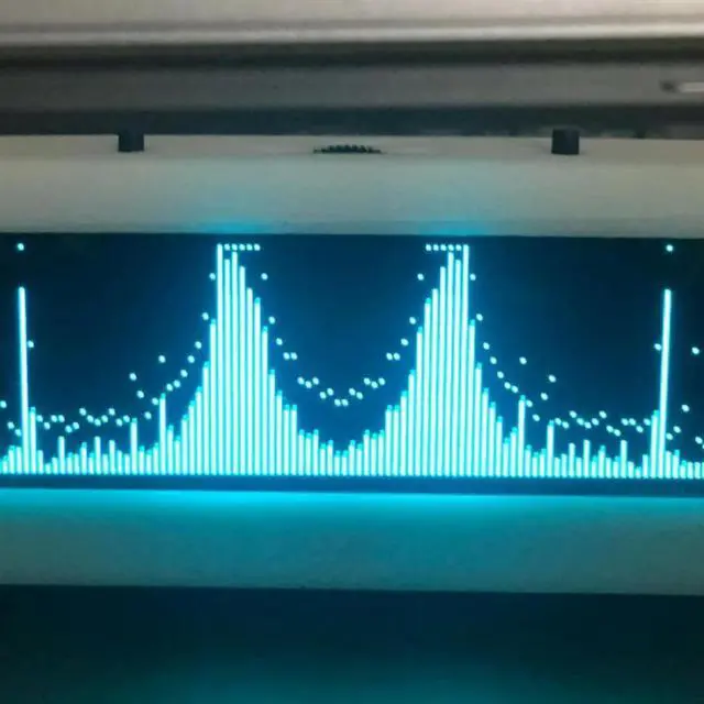 Main image of 3.12 Inch OLED Music Spectrum Display Voice-Controlled Vehicle Professional Hifi OLED Music Spectrum Display Module Green