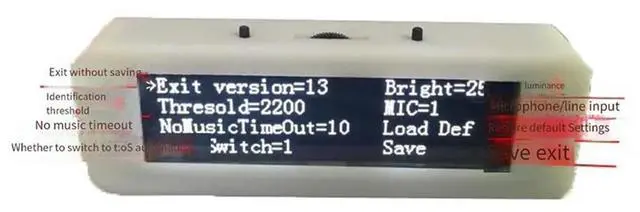 Alt view image 3 of 4 - 3.12 Inch OLED Music Spectrum Display Voice-Controlled Vehicle Professional Hifi OLED Music Spectrum Display Module Green