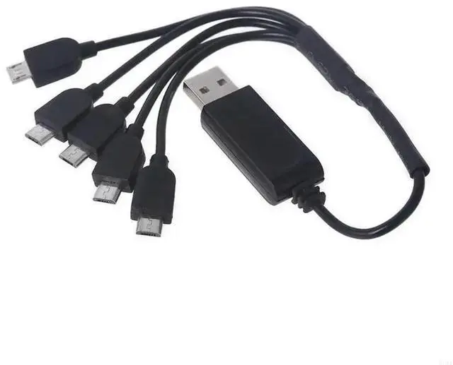Alt view image 2 of 4 - 1 to 5 USB Charging Cable 3.7V Multi-function Charging Cable for E58/JY0
