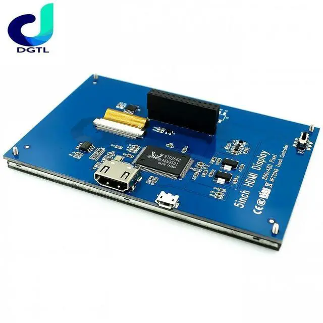 Alt view image 3 of 3 - for Raspberry Pi 5inch A+/B+/2B LCD Touch Screen HDMI Standard Display with 800 x 480 HD Resolution