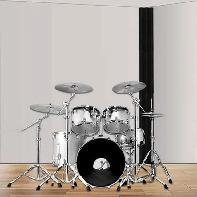 Alt view image 2 of 3 - 12Pcs Acoustic Panels Bass Trap Corner Studio Foam Sound Insulation Pad Wall Panel Corner Block for Studio or Theater Rich