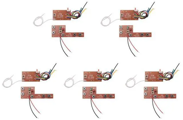 Alt view image 2 of 4 - 10PCS 5CH RC Remote Control 27Mhz Circuit PCB Transmitter And Receiver Board Car Radio System Accessories 20-25M