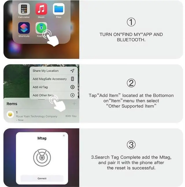 Alt view image 3 of 3 - GPS Tracking Device For Cars For Vehicles Etc Real Time GPS Tracker With Magnetic Case Works With Find My IOS On