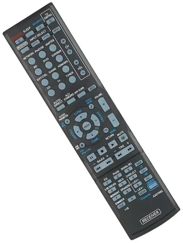 Alt view image 3 of 3 - AXD7692 Remote Control For Pioneer VSX-43 VSX-528 VSX-823 VSX-828 VSX-5231 VSX-528-S VSX-828-S VSX-528-K AV Receivers