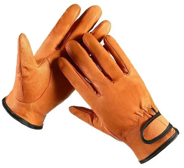 Alt view image 2 of 3 - 23cm High Temperature Operation Wear-resistant Gloves for Welding, Safety Protection, Garden, Sports, Workers Cotton Work Gloves