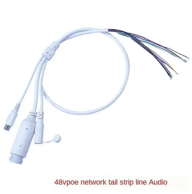 Main image of 48V to 12V PoE Cable With DC Audio IP Camera RJ45 Cable built in PoE module For CCTV IP Camera