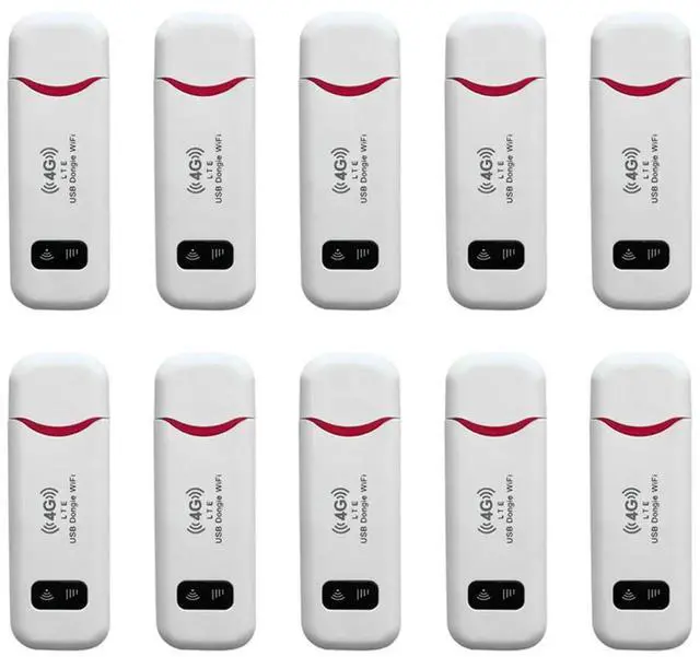 Alt view image 3 of 4 - 10X 4G LTE Wireless USB Dongle Mobile Hotspot 150Mbps Modem Stick Sim Card Mobile Broadband Mini 4G Router