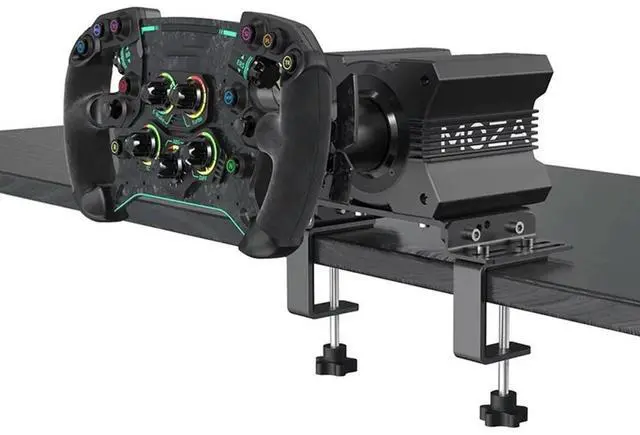 Alt view image 3 of 4 - For MOZA Racing R9 And R5,R12 Table Clamp Suitable For Various Desks Easy To Use And Pack Gaming Accessories