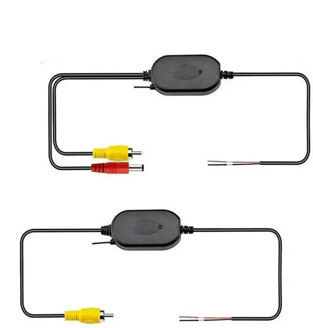 Alt view image 2 of 3 - 2.4GHz Wireless Video Transmitter and Receiver, Suitable for 12V / 24V RV Car Bus Rear View Camera System Monitor