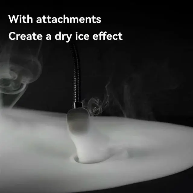 Alt view image 4 of 4 - Handheld Smoke Effect Fog Machine 35W Portable For Studio Stage Video Filming Powerful Dry Ice Atmosphere