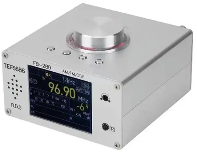 Alt view image 4 of 4 - TEF6686 Full Band Digital Radio Opensource Full Band Receiver DSP RDS AM FM Support Online Upgrade With Atmosphere Light
