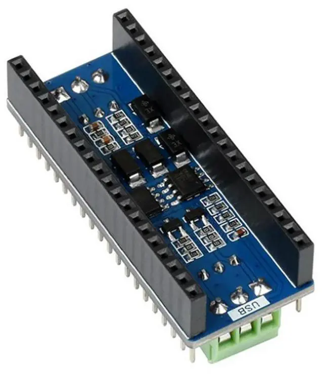 Alt view image 4 of 4 - Pico-2CH-RS485, 2-Channel RS485 Module For Raspberry Pi Pico, SP3485 Transceiver, UART To RS485, Standard Pi Pico Header