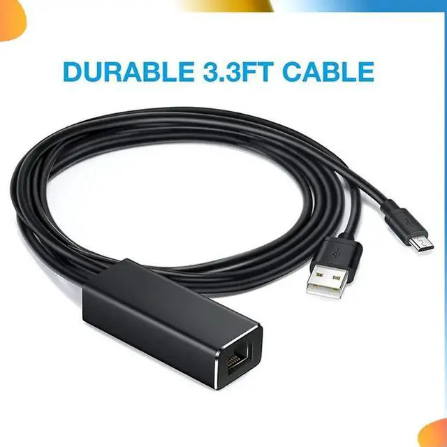 Alt view image 2 of 4 - Ethernet Adapter For Fire TV Stick HD 480 Mbps RJ45 10/100 Mbps For For Fire TV/Google /Chromecast