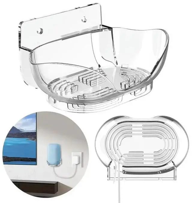 Alt view image 3 of 4 - Wall Mount Shelf Stand For Google Nest Audio All Mount Holder Tablet Stand Space-Saving Solution For Home For Nest