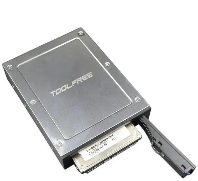 Alt view image 3 of 3 - Internal Floppy Bay SATA III 6Gbps Tray - LESS Mobile Rack For 2.5" HDD SSD Hard Drive Backplane Enclosure 2.5 Inch to 3.5 Inch