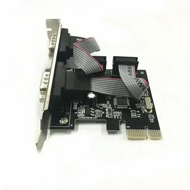 Main image of Computer Adapter PCI - E RS232 Interface Industrial Control Computer Expansion Card Native PCI - E To 2 Serial Card