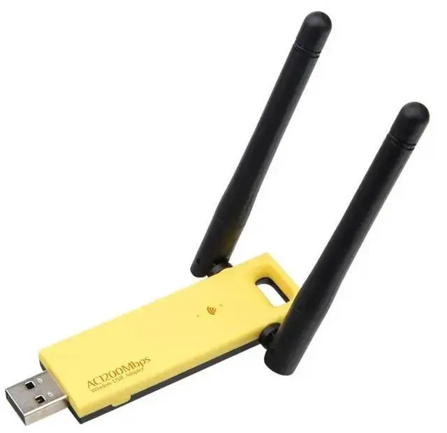 Main image of 1200Mbps Dual Band 5.8GHz 2.4Ghz 802.11AC Wifi Antenna Dongle Network Card for Laptop Desktop USB 3.0 Wifi Adapter