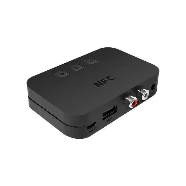 Alt view image 3 of 3 - Wireless Adapter for Car Kit, 3.5mm RCA Jack USB, NFC 5.0 Bluetooth - compatible Receiver, A2DP AUX, Smart Playback Stereo Audio