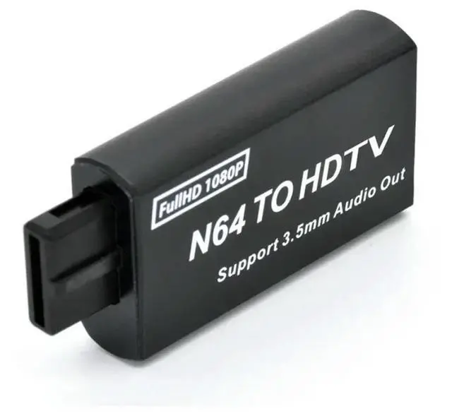 Alt view image 3 of 3 - 1080P N64 to HDMI-compatible Converter Game Adapter Plug and Play HD Cable Adapter for Nintendo 64/NGC/SNES Accessories