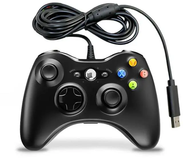 Alt view image 3 of 3 - USB Wired Game Pad Joypad Gamepad Controller with Earphone Hole for Game System PC/ Xbox360 A Rich