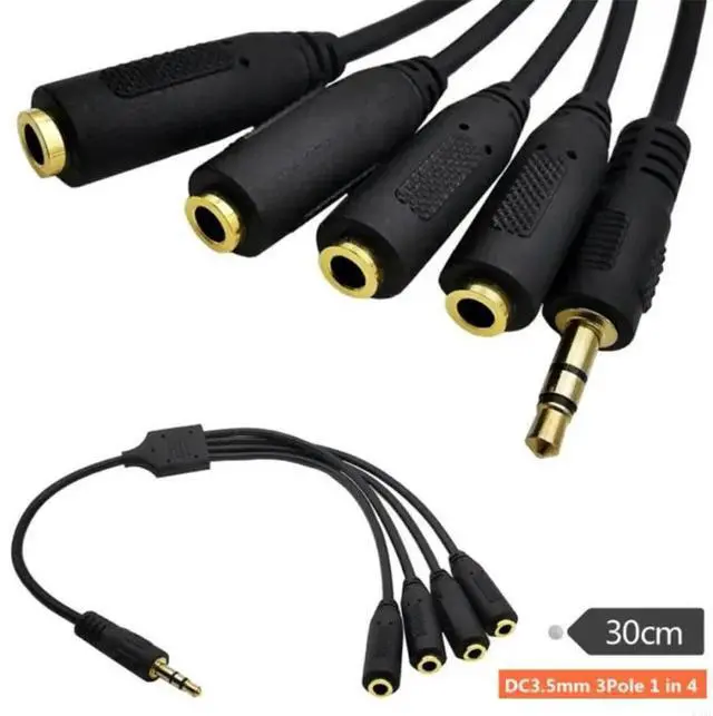 Alt view image 2 of 4 - 3.5mm TRS 3-Pole/2-Rings Stereo Cable 3.5mm TRS 3-Pole/2-Rings Cord