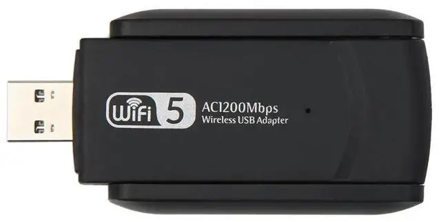 Alt view image 3 of 3 - Dual Band 5GHz 2.4Ghz 802.11AC Wifi Antenna Dongle Network Card for Laptop Desktop USB 3.0 1200Mbps Wifi Adapter