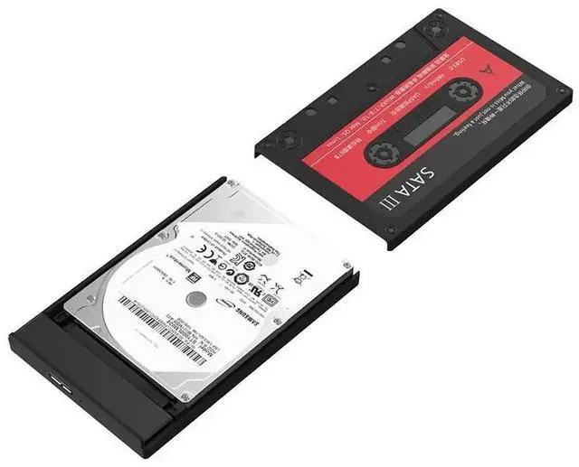 Alt view image 2 of 3 - 2.5 Inch External Hard Drive Enclosure To USB Disk, 6Gbps Solid State Disk, Hard Disk for Notebook, USB 3.0 SATA HDD SSD Nostalg