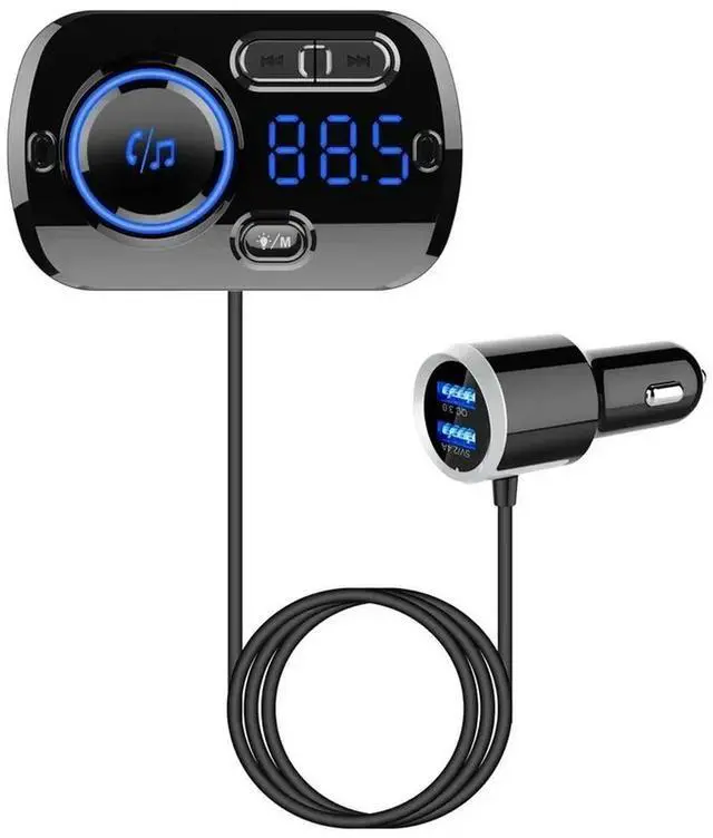 Alt view image 3 of 3 - Bluetooth Car Mp3 Player Automotive Electronic Card Mp3 Car Bluetooth Receiver Mp3 BC49BQ 12-24 (V)