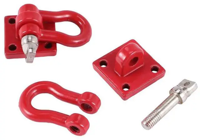 Alt view image 2 of 3 - 6 Pair Trailer Hook 1: 10 Scale Accessory For RC Crawler SCX-10 Truck