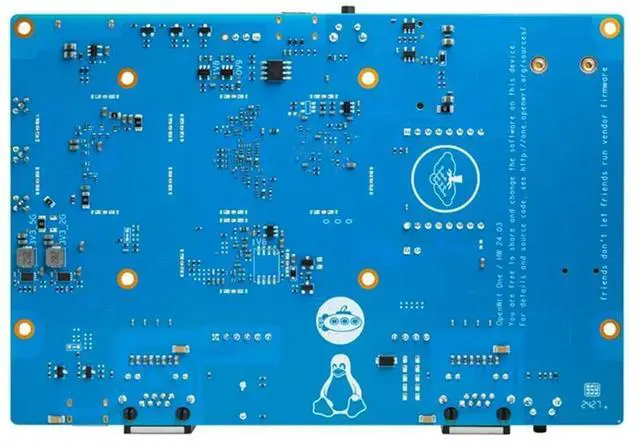 Alt view image 4 of 4 - For Banana Pi Openwrt One Router Mediatek MT7981B 1GB DDR4 6 Gigabit Ethernet RJ45 Open Source Router Board