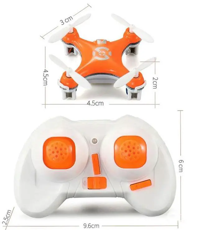 Alt view image 3 of 3 - RC Quadcopter Cx10 Mini Remote Control Drone 2.4G 4CH with LED Electronic Helicopter Electric Airplane Toys for Kids-C
