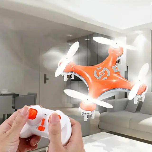 Alt view image 2 of 3 - RC Quadcopter Cx10 Mini Remote Control Drone 2.4G 4CH with LED Electronic Helicopter Electric Airplane Toys for Kids-C