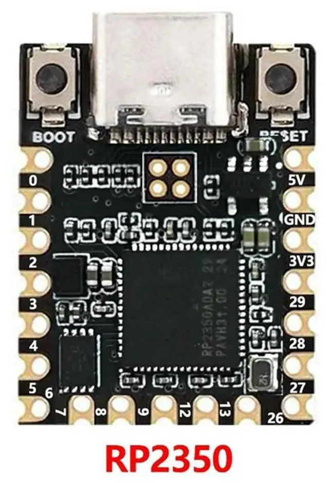 Alt view image 2 of 4 - RISC-V RP2350 Mini Development Board Featuring 0.42 Inch OLED Display Low Power Design