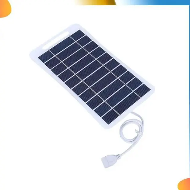 Alt view image 4 of 4 - Portable Solar Panel 2W 5V With USB Safe Charge Stabilizer Charger Outdoor Power Supply For Camping
